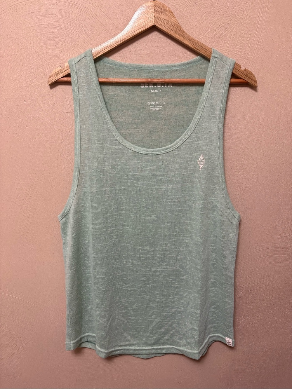 SER.O.YA Seashell Tank Top Seafoam Green Size Medium